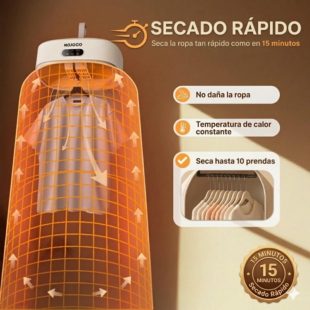 SECADORA ELÉCTRICA PORTÁTIL – SECA TU ROPA EN MINUTOS SIN DEPENDER DEL CLIMA