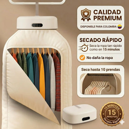 SECADORA ELÉCTRICA PORTÁTIL – SECA TU ROPA EN MINUTOS SIN DEPENDER DEL CLIMA